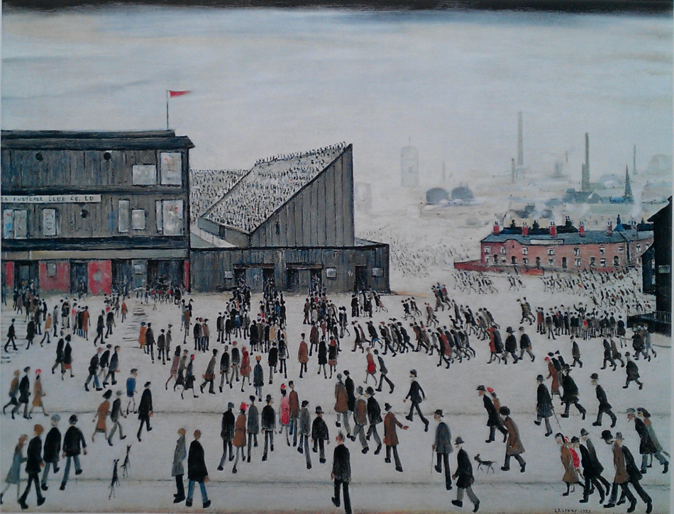 L.S Lowry: Going to the Match, 1953
